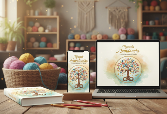 Tejiendo al crochet: +8000 Patrones para emprender +8 Bonos de regalo