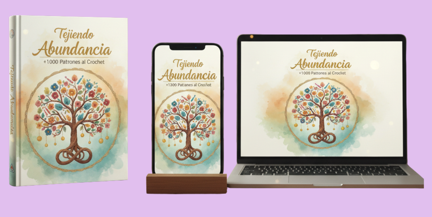 Tejiendo al crochet: +8000 Patrones para emprender +8 Bonos de regalo